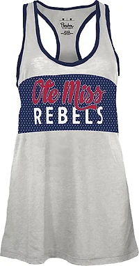 Pressbox Women's Ole Miss Tracy Slub Tank Top