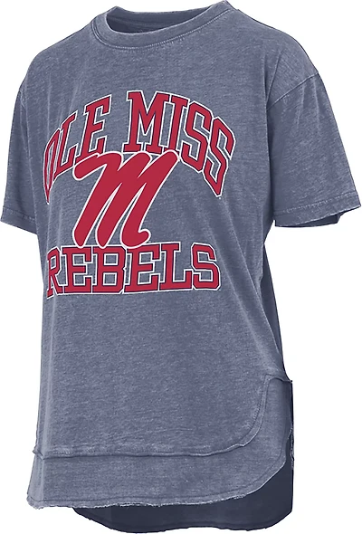 Pressbox Women's Ole Miss Wayne Poncho T-shirt