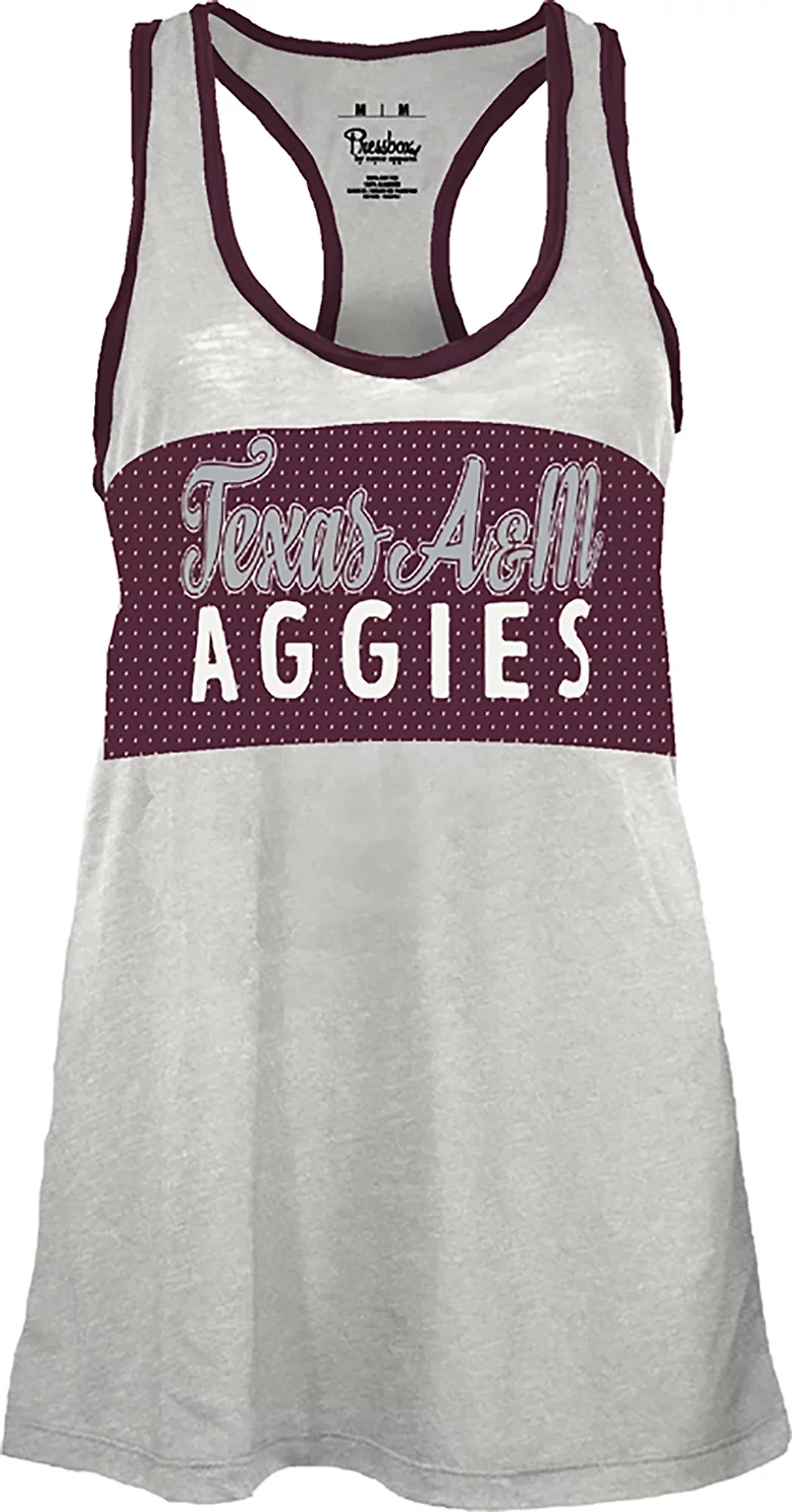 Pressbox Women's Texas A&M Tracy Slub Tank Top