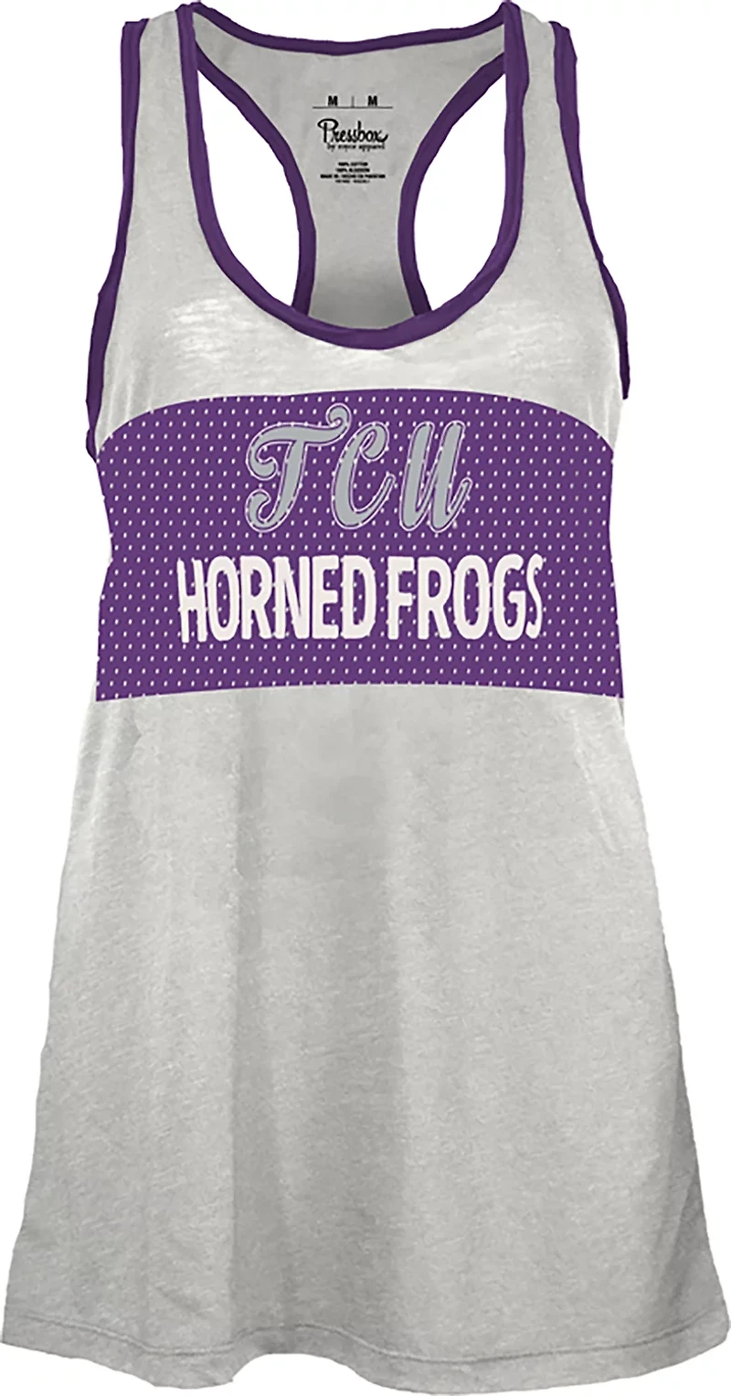 Pressbox Women's TCU Tracy Slub Tank Top