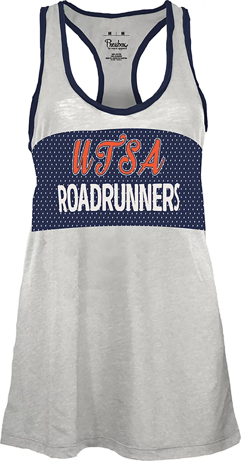 Pressbox Women's UTSA Tracy Slub Tank Top