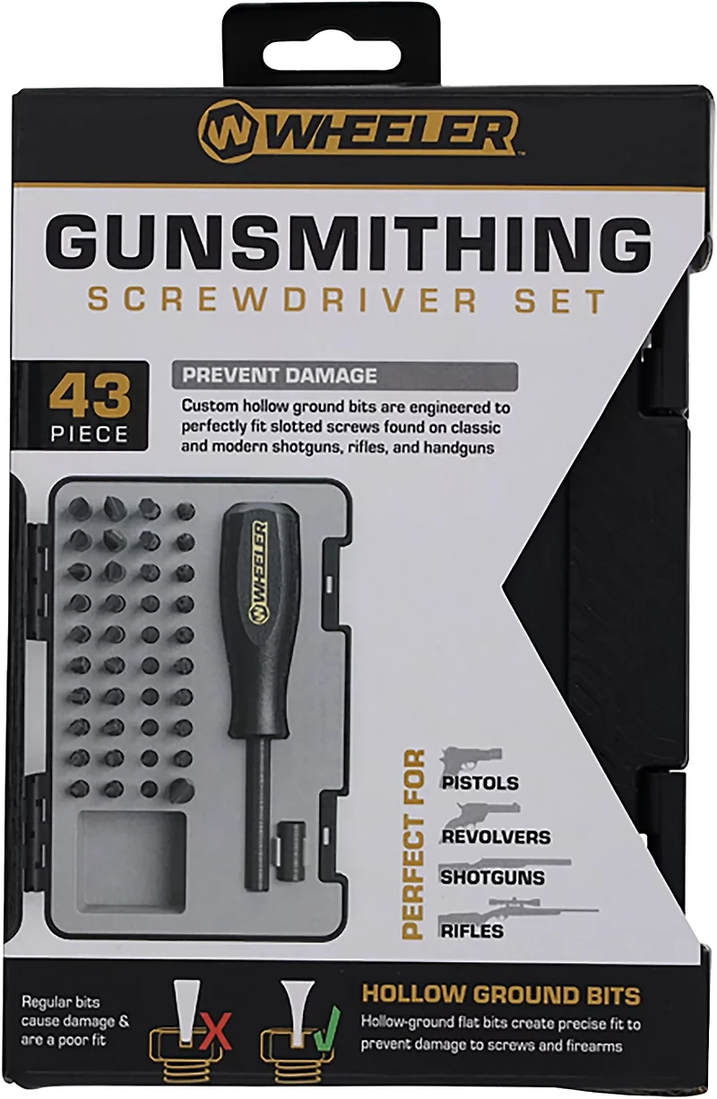 Wheeler 43-Piece Gunsmithing Screwdriver Set