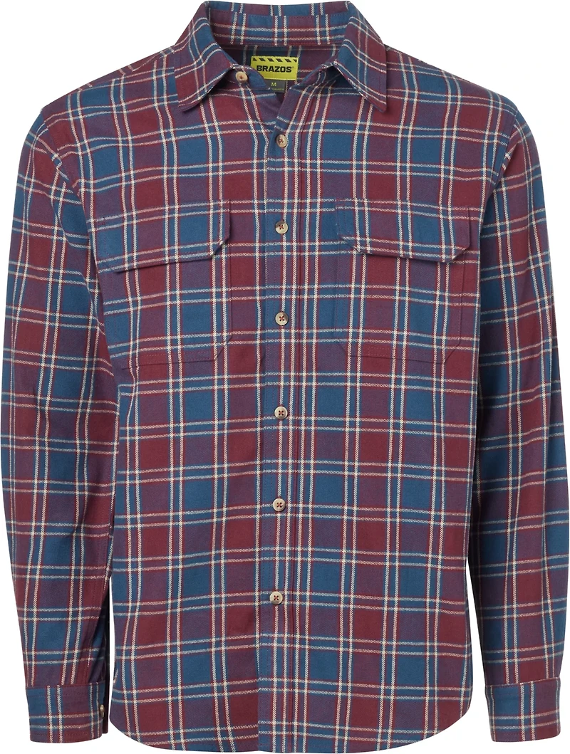 Brazos Men's Blacksmith HW Long Sleeve Flannel