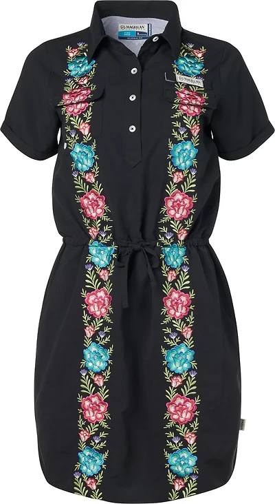 Magellan Outdoors Women's Guayabera Short Sleeve Dress