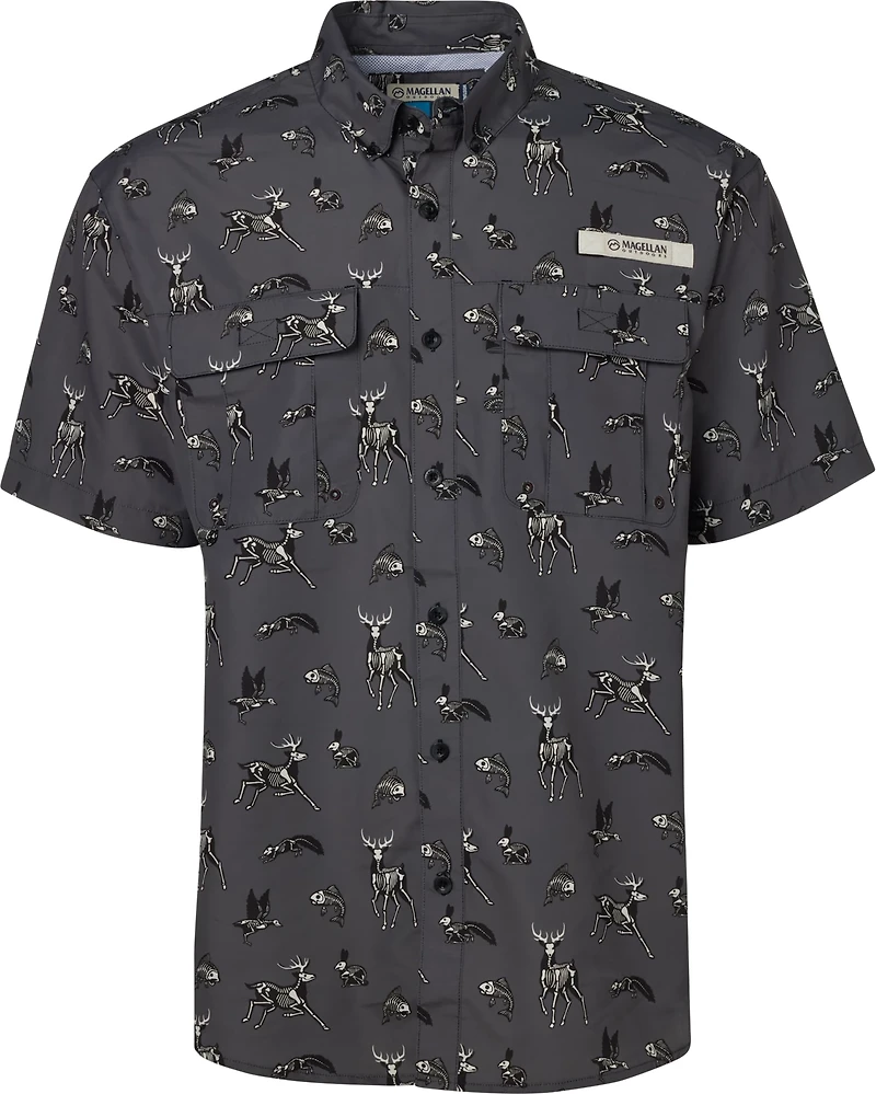 Magellan Outdoors Men’s Laguna Madre Halloween Animal Bones 2.0 Fishing Shirt