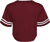 Hype and Vice Women's Texas A&M Aggies Cropped Baseball Jersey