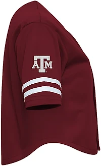 Hype and Vice Women's Texas A&M Aggies Cropped Baseball Jersey