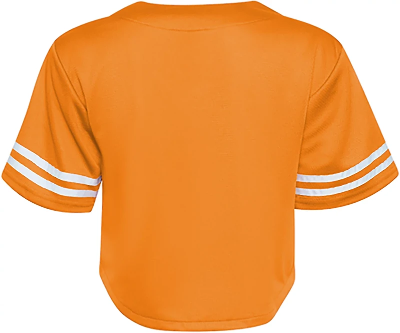Hype and Vice Women's Tennessee Volunteers Cropped Baseball Jersey