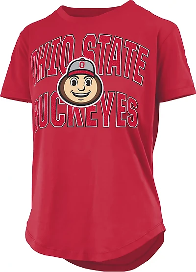 Pressbox Women's Ohio State Maxima Glitter Irvine T-shirt