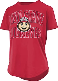Pressbox Women's Ohio State Maxima Glitter Irvine T-shirt