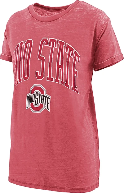 Pressbox Women's Ohio State New Zealand Boyfriend T-shirt