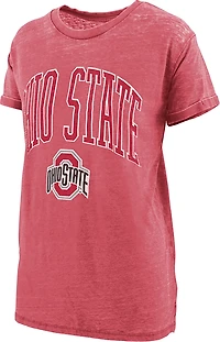 Pressbox Women's Ohio State New Zealand Boyfriend T-shirt