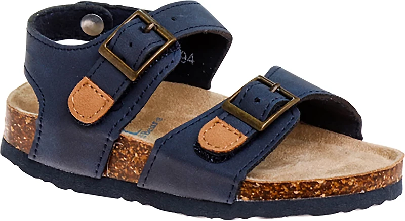 Rugged Bear Toddler Boys' Buckle Sandals