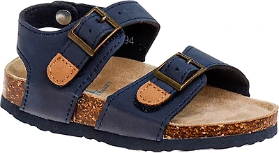 Rugged Bear Toddler Boys' Buckle Sandals