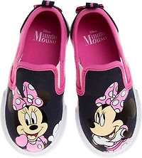 Disney Toddler Girls' Minnie Mouse Canvas Slip-On Shoes