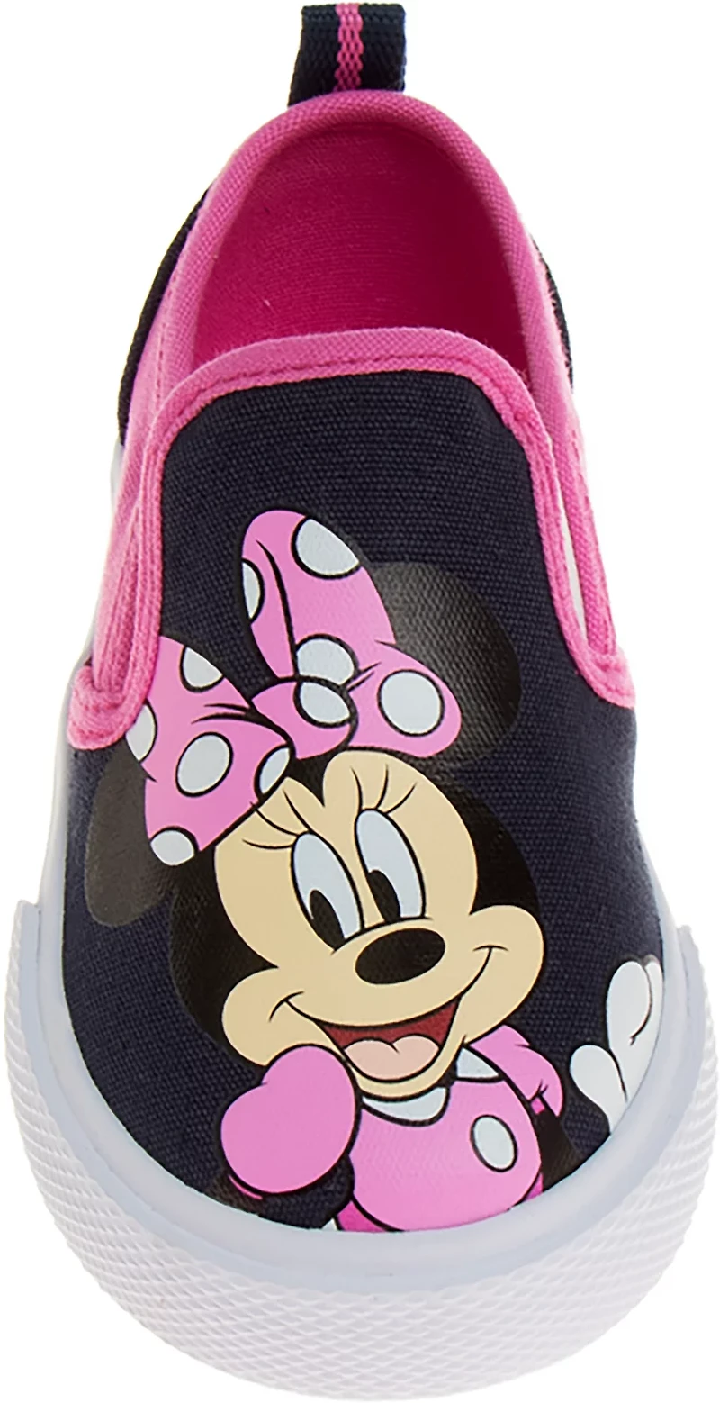 Disney Toddler Girls' Minnie Mouse Canvas Slip-On Shoes