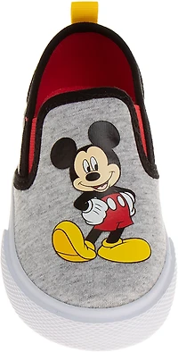Disney Toddler Boys' Mickey Mouse Canvas Slip-On Shoes
