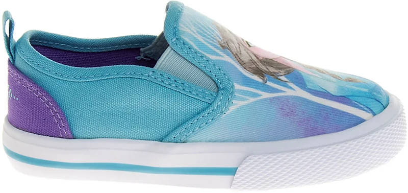 Disney Toddler Girls' Frozen Canvas Slip-On Shoes