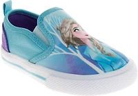 Disney Toddler Girls' Frozen Canvas Slip-On Shoes