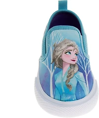 Disney Toddler Girls' Frozen Canvas Slip-On Shoes