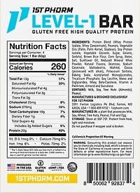 1st Phorm Level-1 Protein Bar