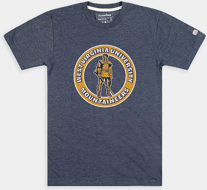 Homefield Men's West Virginia Mountaineers Short Sleeve T-shirt