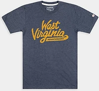 Homefield Men's West Virginia Mountaineers Retro Script Short Sleeve T-shirt