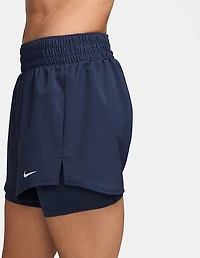 Nike Women's Dri-FIT One High-Rise 2-in-1 Shorts 3