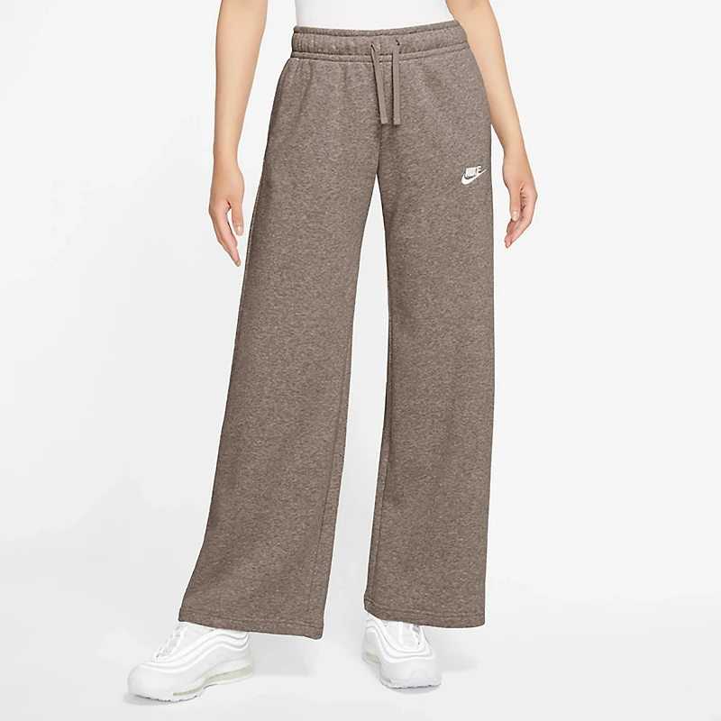 Nike Women's Sportswear Club Fleece Mid-Rise Wide-Leg Sweatpants