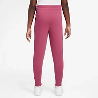 Nike Girls' Sportswear Club Fleece High-Waisted Fitted Pants