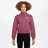 Nike Girls' Sportswear Club Fleece 1/2-Zip Pullover