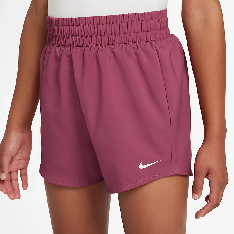 Nike Girls' One Dri-FIT High-Waisted Woven Training Shorts