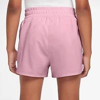 Nike Girls' One Dri-FIT High-Waisted Woven Training Shorts