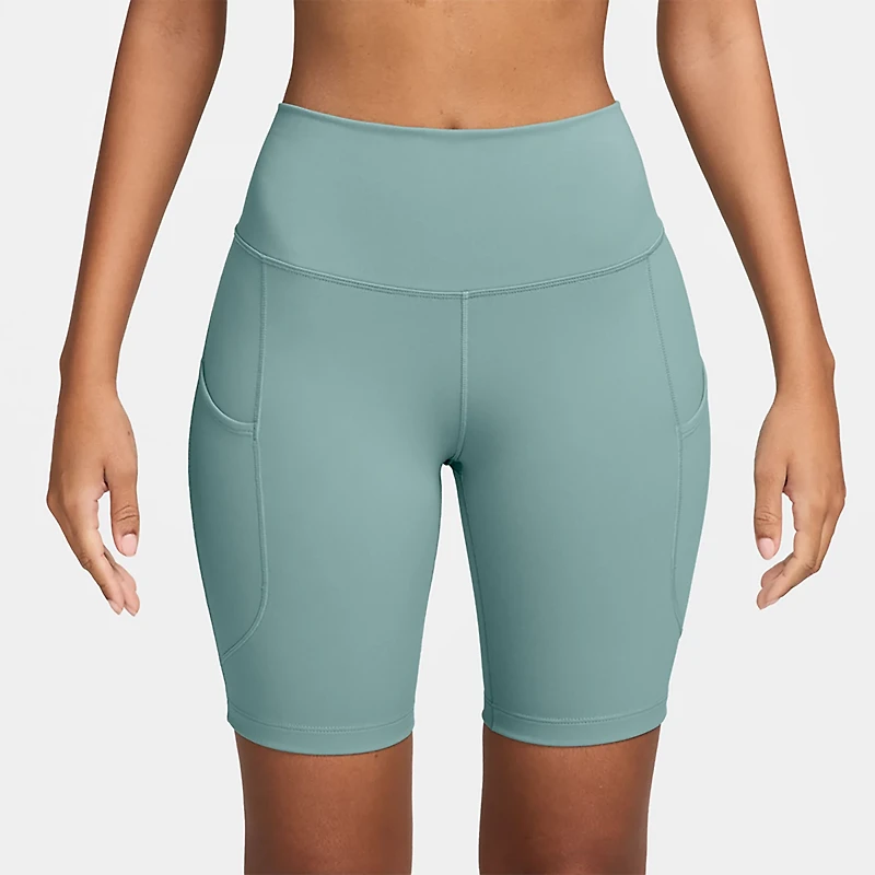 Nike Women's Dri-FIT High-Waisted Pocket Biker Shorts 8