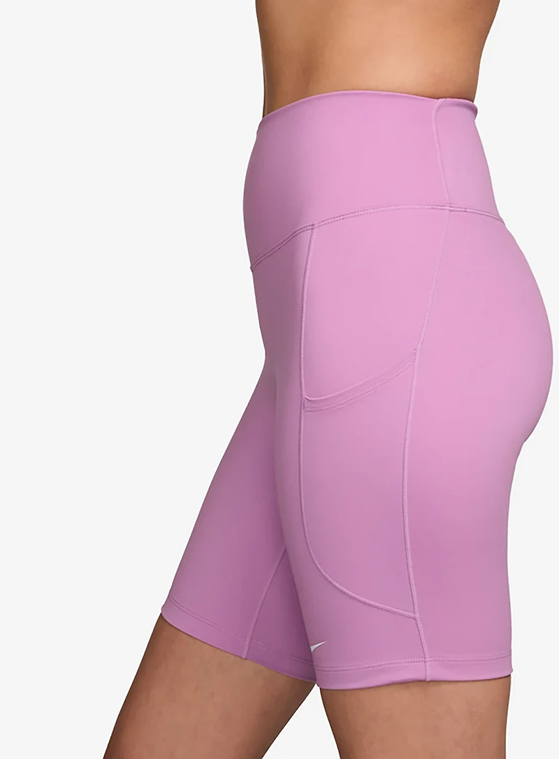 Nike Women's Dri-FIT High-Waisted Pocket Biker Shorts 8