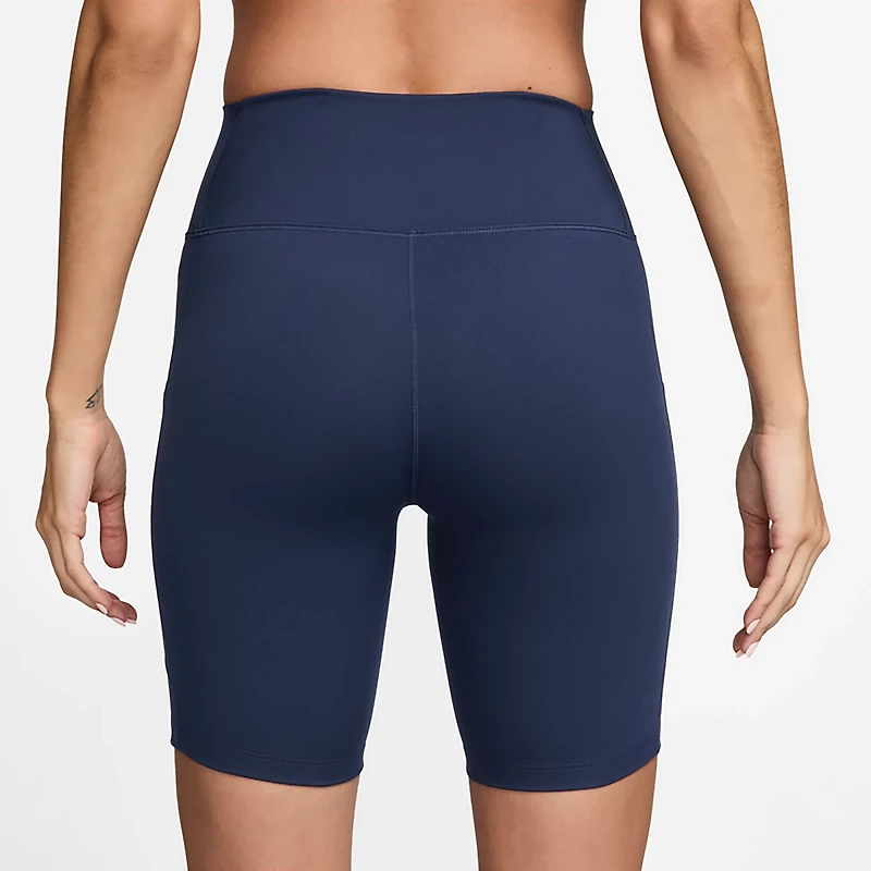Nike Women's Dri-FIT High-Waisted Pocket Biker Shorts 8