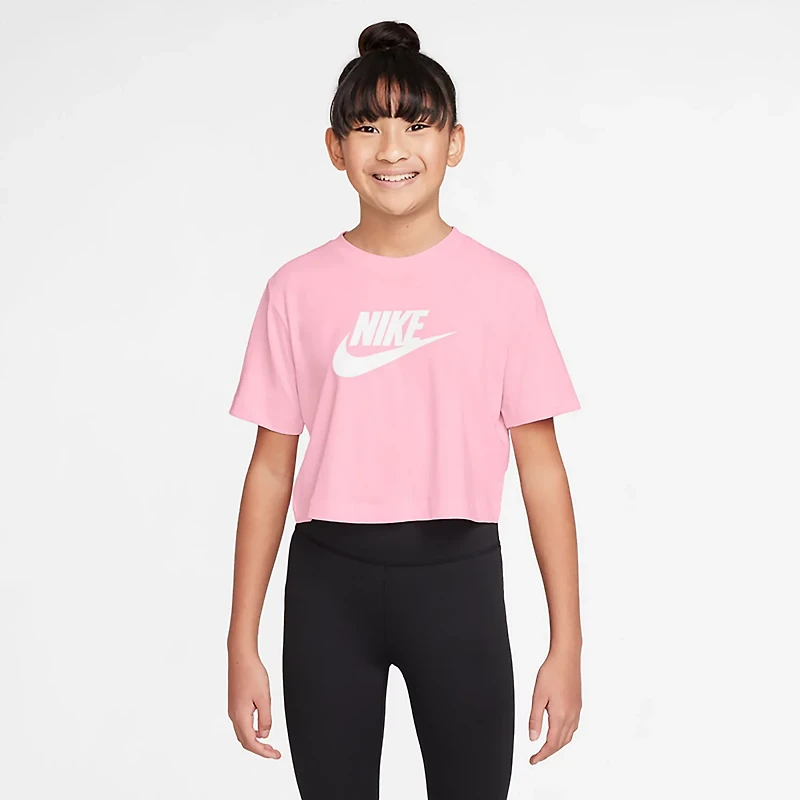 Nike Girls' Cropped Futura HBR T-shirt