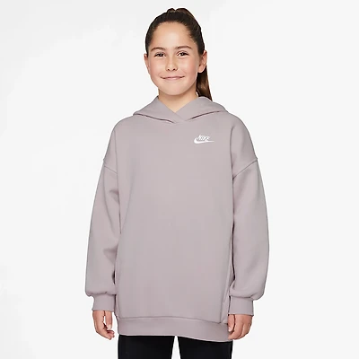 Nike Girls' Clube Fleece Oversized Pullover Hoodie