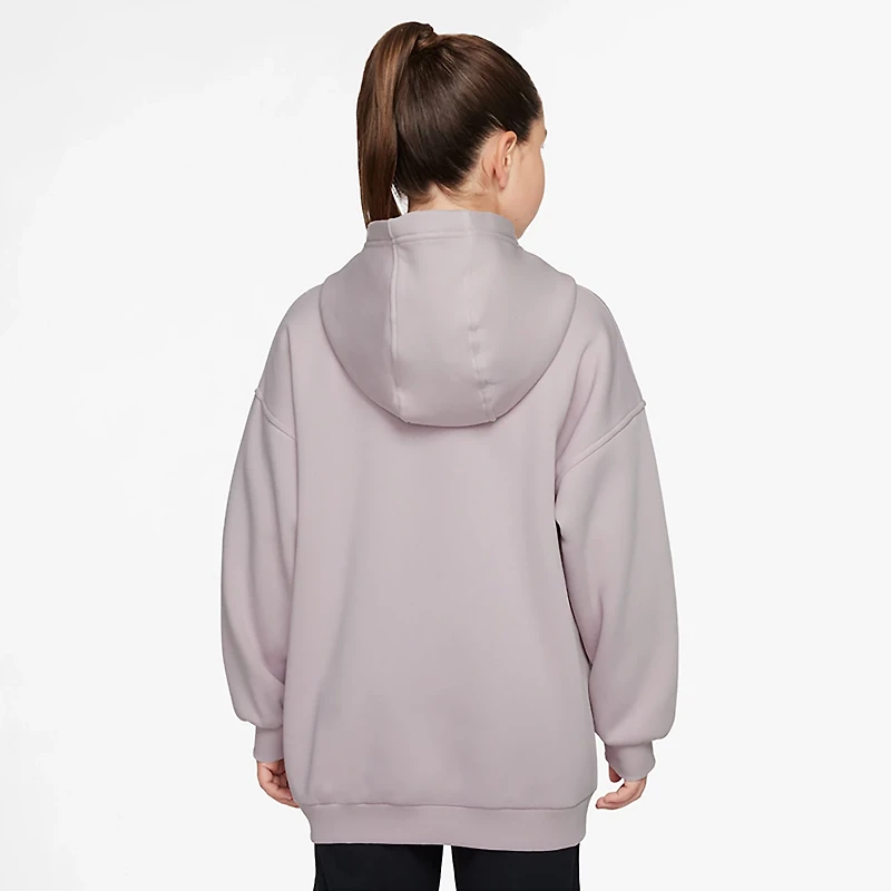 Nike Girls' Clube Fleece Oversized Pullover Hoodie