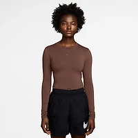 Nike Sportswear Women's Chill Knit Long Sleeve Cropped Top
