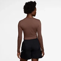 Nike Sportswear Women's Chill Knit Long Sleeve Cropped Top