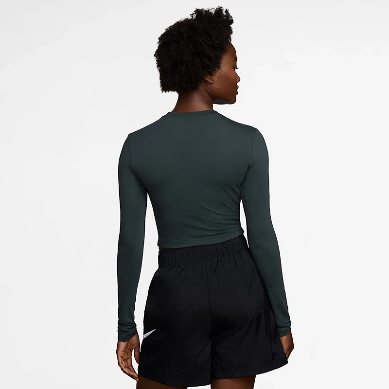Nike Sportswear Women's Chill Knit Long Sleeve Cropped Top