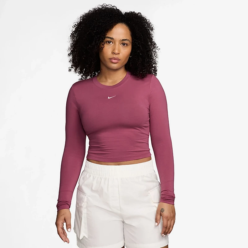 Nike Sportswear Women's Chill Knit Long Sleeve Cropped Top