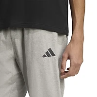 adidas Men's Essentials Linear Single Jersey Pants