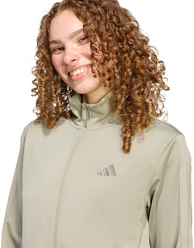 adidas Women's Tricot 3-Stripes Track Top