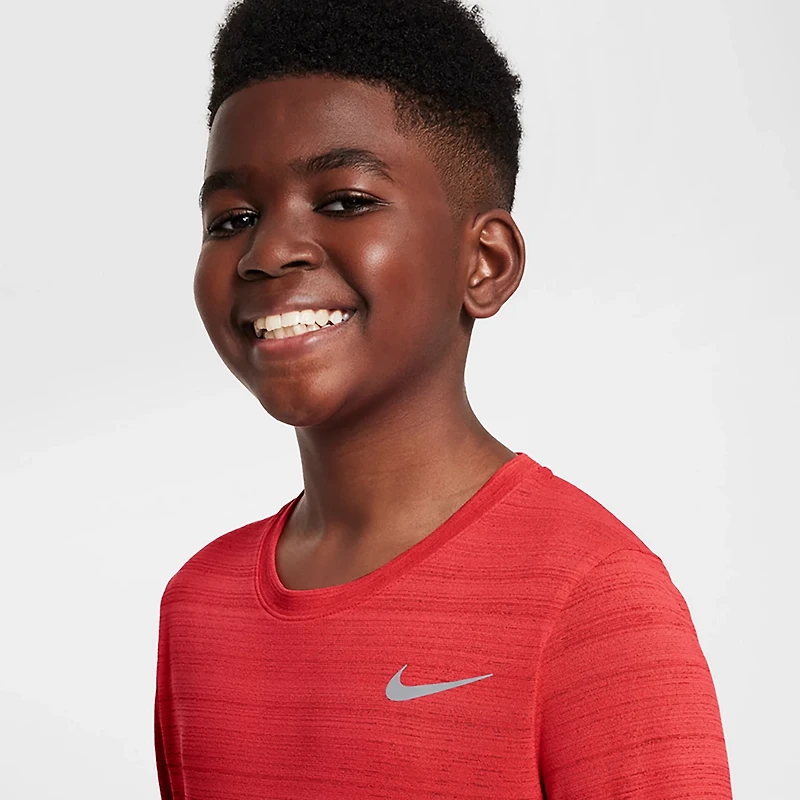 Nike Boys' Dri-FIT Miler Short Sleeve Shirt