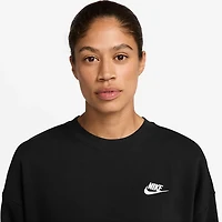 Nike Women's Sportswear Clube Fleece Loose Crew-Neck Sweatshirt