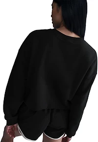 Nike Women's Sportswear Clube Fleece Loose Crew-Neck Sweatshirt