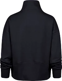 '47 Women's Atlanta Braves Loop Forward 1/4 Zip Long Sleeve Pullover