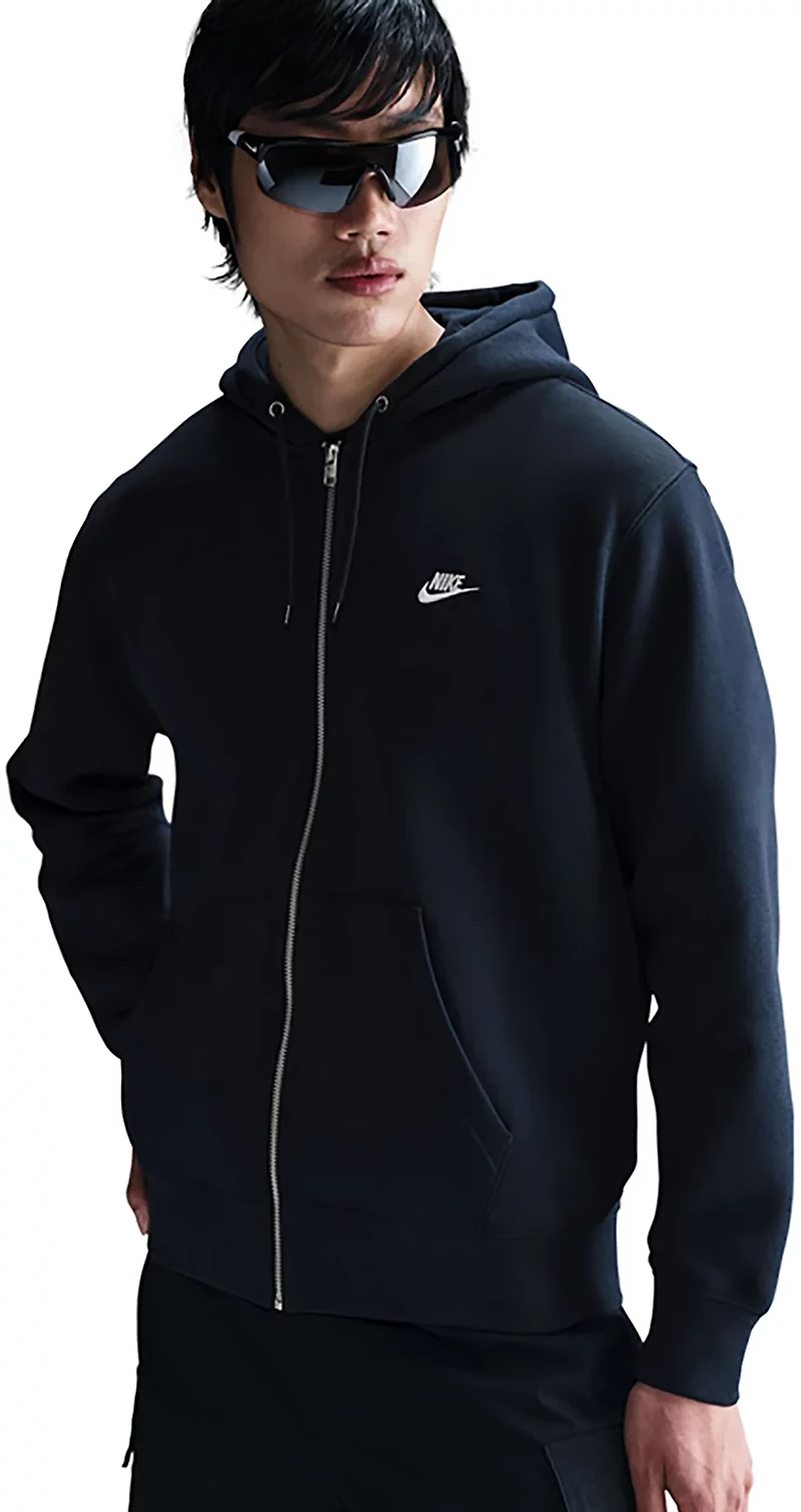 Nike Men's Club Full Zip Fleece Hoodie